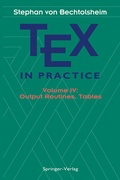 Cover: TEX in Practice - Springer