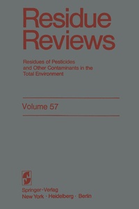 Abbildung von: Residue Reviews - Springer