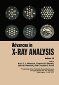 Cover: Advances in X-Ray Analysis - Springer