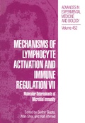 Cover: Mechanisms of Lymphocyte Activation and Immune Regulation VII - Springer
