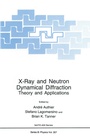 Cover: X-Ray and Neutron Dynamical Diffraction - Springer