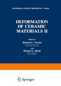 Cover: Deformation of Ceramic Materials II - Springer