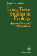 Cover: Long-Term Studies in Ecology - Springer