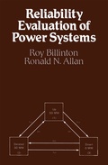 Cover: Reliability Evaluation of Power Systems - Springer