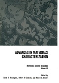 Cover: Advances in Materials Characterization - Springer