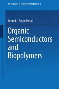 Abbildung von: Organic Semiconductors and Biopolymers - Springer