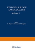 Cover: Ion Beam Surface Layer Analysis - Springer
