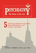 Cover: Child and Adolescent Psychiatry, Mental Retardation, and Geriatric Psychiatry - Springer