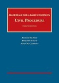 Cover: Materials for a Basic Course in Civil Procedure - CasebookPlus - LEG Inc. (dba West Academic Publishing