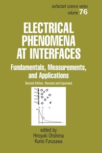 Abbildung von: Electrical Phenomena at Interfaces - CRC Press