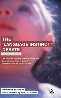 Enlarge image Cover: The 'Language Instinct' Debate - Continuum International Publishing Group Ltd.