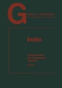 Cover: Index. Formula Index - Springer
