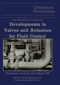 Cover: Proceedings of the 2nd International Conference on Developments in Valves and Actuators for Fluid Control - Springer