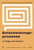 Cover: Entscheidungsprozesse in Frage und Antwort - Springer Gabler