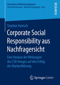 Abbildung von: Corporate Social Responsibility aus Nachfragersicht - Springer Gabler