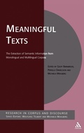 Cover: Meaningful Texts - Continuum International Publishing Group Ltd.