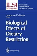 Cover: Biological Effects of Dietary Restriction - Springer