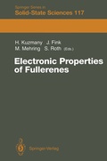 Cover: Electronic Properties of Fullerenes - Springer