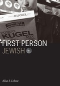 Cover: First Person Jewish - University of Minnesota Press