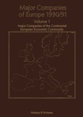 Cover: Major Companies of Europe 1990/91 - Springer