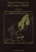 Cover: Major Companies of Europe 1990/91 Volume 3 - Springer