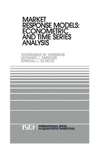 Enlarge image Cover: Market Response Models: Econometric and Time Series Analysis - Springer