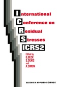 Cover: International Conference on Residual Stresses - Springer