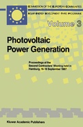 Cover: Photovoltaic Power Generation - Springer