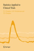 Cover: Statistics Applied to Clinical Trials - Springer