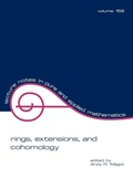 Cover: Rings, Extensions, and Cohomology - CRC Press