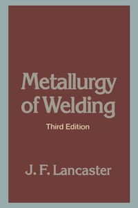 Enlarge image Cover: Metallurgy of Welding - Springer