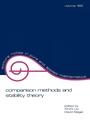 Cover: Comparison Methods and Stability Theory - CRC Press