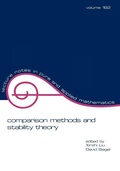 Cover: Comparison Methods and Stability Theory - CRC Press