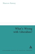 Cover: What's Wrong With Liberalism? - Continuum International Publishing Group Ltd.