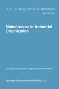Cover: Mainstreams in Industrial Organization - Springer