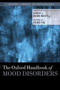 Cover: The Oxford Handbook of Mood Disorders - Oxford University Press Inc