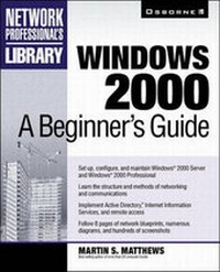 Enlarge image Cover: Windows 2000 - Osborne/McGraw-Hill