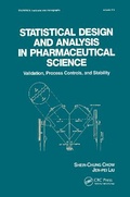 Cover: Statistical Design and Analysis in Pharmaceutical Science - CRC Press