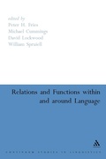 Cover: Relations and Functions within and around Language - Continuum International Publishing Group Ltd.