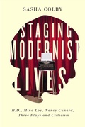 Cover: Staging Modernist Lives - De Gruyter