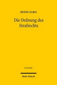 Abbildung von: Die Ordnung des Strafrechts - Mohr Siebeck
