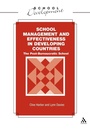 Cover: School Management and Effectiveness in Developing Countries - Continuum International Publishing Group Ltd.