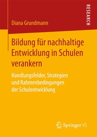 Abbildung von: Bildung für nachhaltige Entwicklung in Schulen verankern - Springer VS