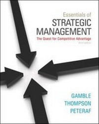 Enlarge image Cover: Essentials of Strategic Management: The Quest for Competitive Advantage - McGraw-Hill Professional