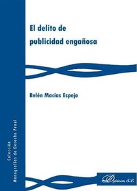 Abbildung von: El delito de publicidad engañosa - Editorial Dykinson, S.L.