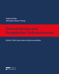 Abbildung von: Österreichisches und Europäisches Verbraucherrecht - Verlag Österreich