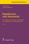 Cover: Repetitorium zum Steuerrecht - St&auml;mpfli Verlag AG