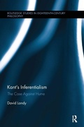 Cover: Kant's Inferentialism - Routledge