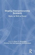 Cover: Shaping Entrepreneurship Research - Routledge