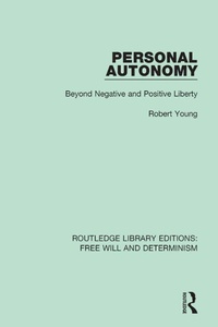 Enlarge image Cover: Personal Autonomy - Routledge
